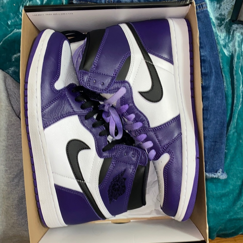 Jordan 1 retro high. Purple